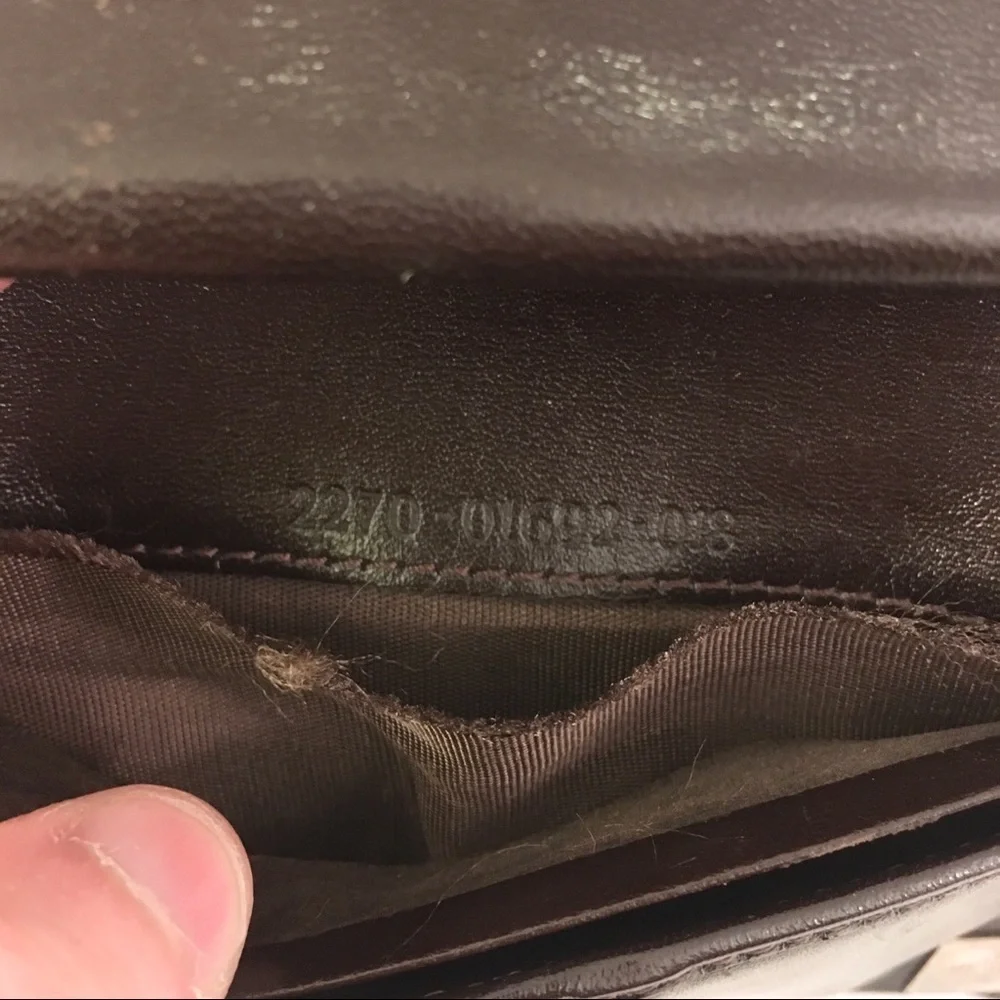Fendi Zucca Canvas Monogram Bifold Wallet
